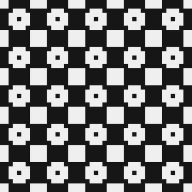 Noktalı siyah ve beyaz haç desenleri üretici sanat çizimleri