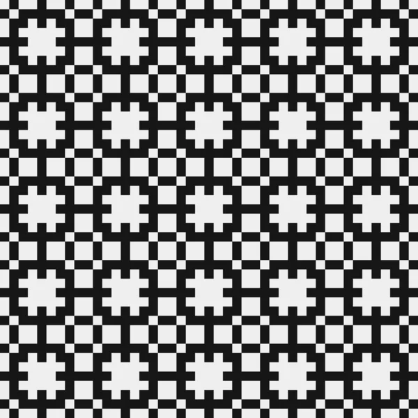 Abstract Black White Ornamental Pattern Vector Illustration — Stock Vector