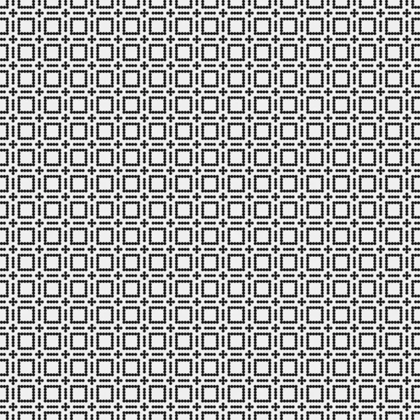 Бесшовный Рисунок Черно Белых Геометрических Фигур Векторная Иллюстрация Генеративного Вычислительного — стоковый вектор