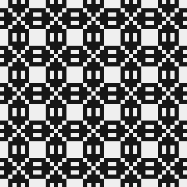 Ilustración Abstracta Del Vector Patrón Ornamental Blanco Negro — Archivo Imágenes Vectoriales