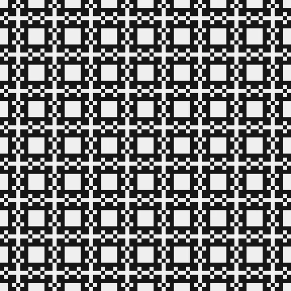 Abstraktní Černobílý Ornamentální Vzor Vektorové Ilustrace — Stockový vektor
