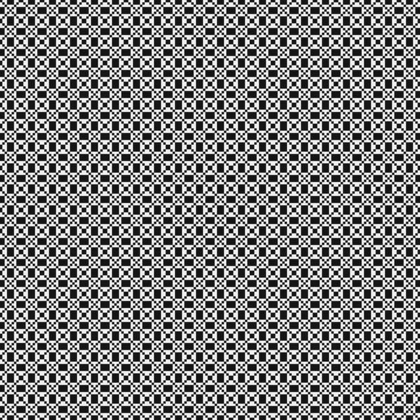 Streszczenie Cross Pattern Dots Generative Computational Art Ilustracja — Wektor stockowy