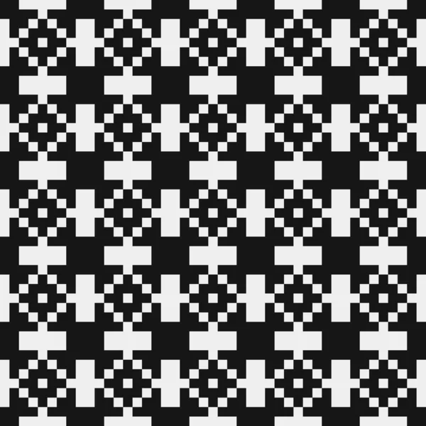 Abstraktes Schwarz Weiß Muster Logo Generative Computergestützte Künstlerische Illustration — Stockvektor