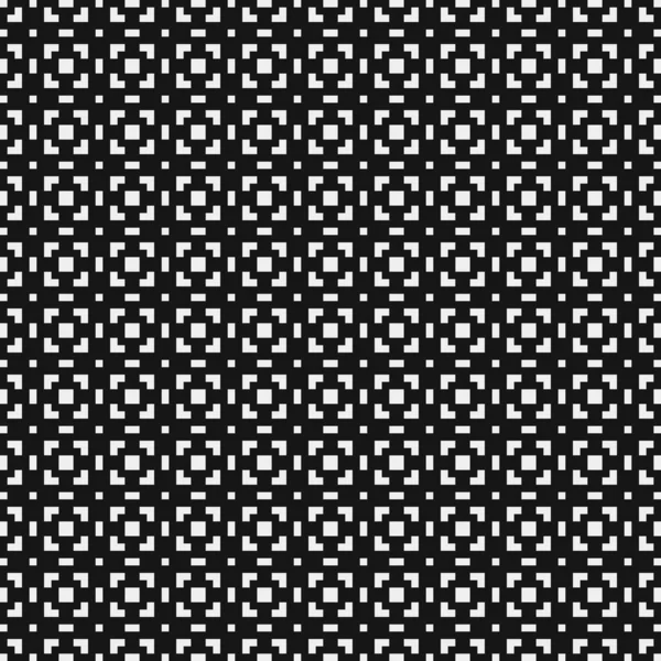 Noir Blanc Modèle Abstrait Logo Génératif Computationnel Illustration Art — Image vectorielle