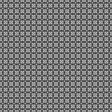 Soyut siyah ve beyaz süs desenli vektör çizimi