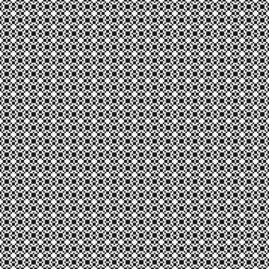 Soyut siyah ve beyaz süs desenli vektör çizimi