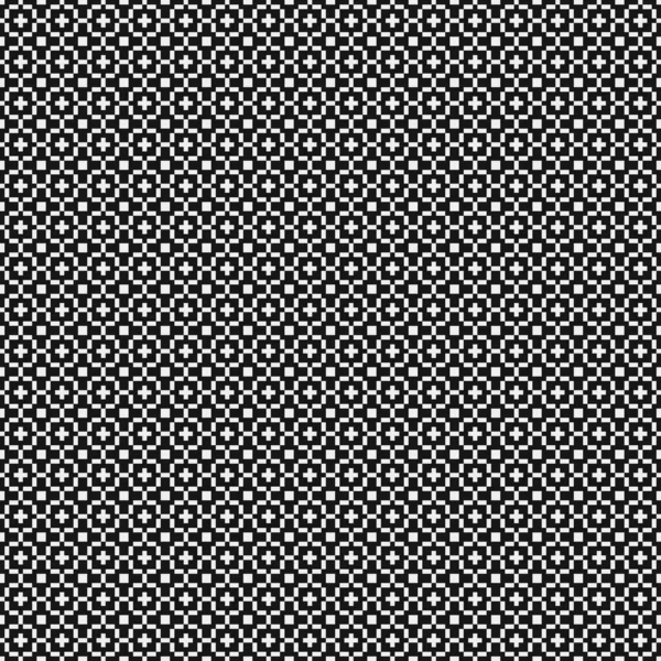 抽象的クロスパターンドットロゴ生成的計算アートイラスト — ストックベクタ