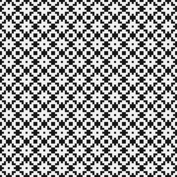 Ilustración Abstracta Del Vector Patrón Ornamental Blanco Negro — Archivo Imágenes Vectoriales