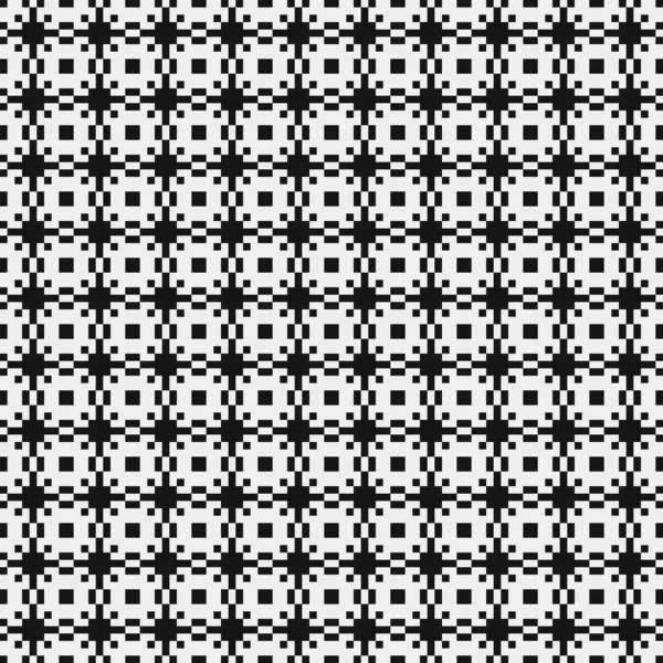Абстрактний Чорно Білий Орнаментальний Візерунок Векторні Ілюстрації — стоковий вектор