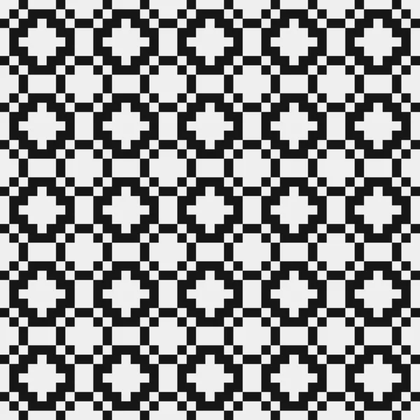 Illustration Vectorielle Abstraite Motif Ornemental Noir Blanc — Image vectorielle