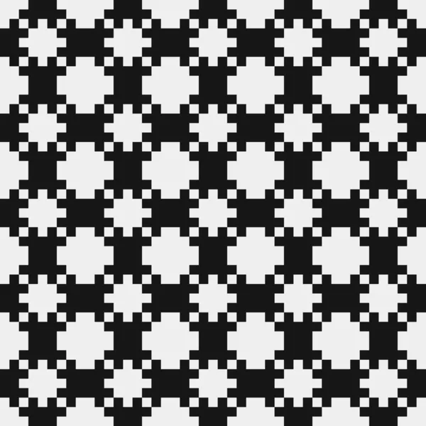 Illustration Vectorielle Abstraite Motif Ornemental Noir Blanc — Image vectorielle