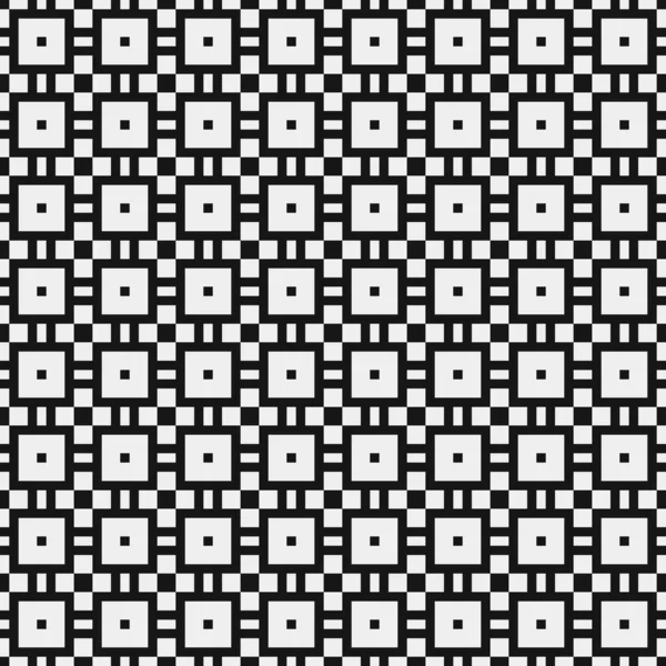 Ilustración Abstracta Del Vector Patrón Ornamental Blanco Negro — Vector de stock