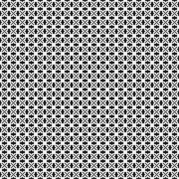 Ilustración Abstracta Del Vector Patrón Ornamental Blanco Negro — Archivo Imágenes Vectoriales