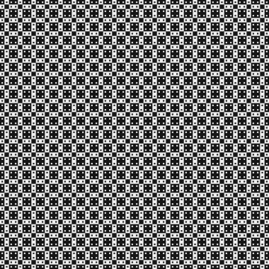 Soyut siyah ve beyaz süs desenli vektör çizimi