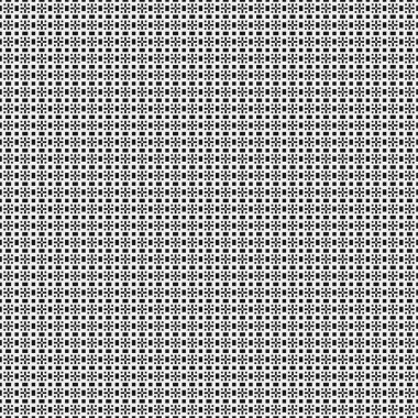 Soyut siyah ve beyaz süs desenli vektör çizimi