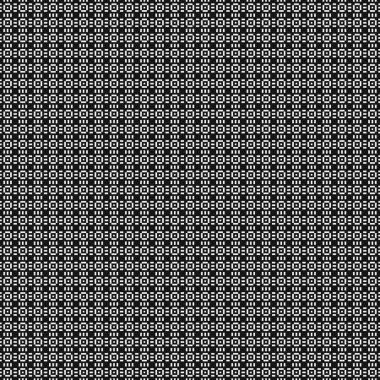 Soyut siyah ve beyaz süs desenli vektör çizimi