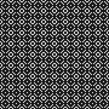 Noktalı siyah ve beyaz haç desenleri üretici sanat çizimleri