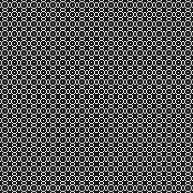 Soyut siyah ve beyaz süs desenli vektör çizimi