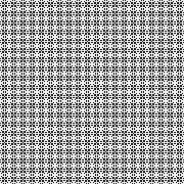 Soyut siyah ve beyaz süs desenli vektör çizimi