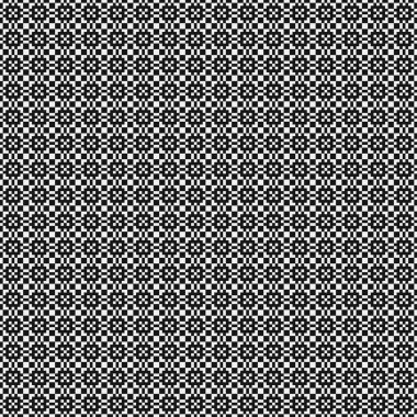 Soyut siyah ve beyaz süs desenli vektör çizimi