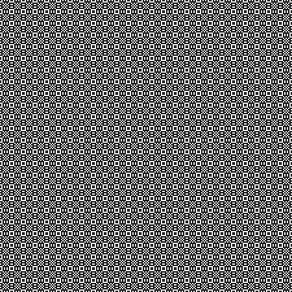 Motif Croix Noir Blanc Pois Illustration Art Génératif — Image vectorielle