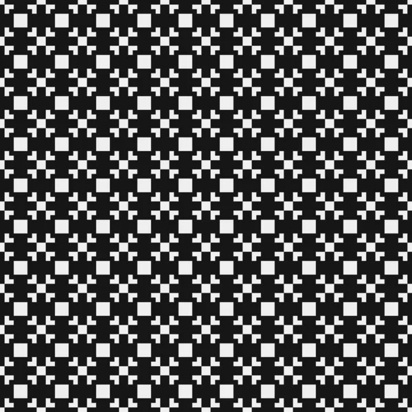 Ilustración Abstracta Del Vector Patrón Ornamental Blanco Negro — Archivo Imágenes Vectoriales