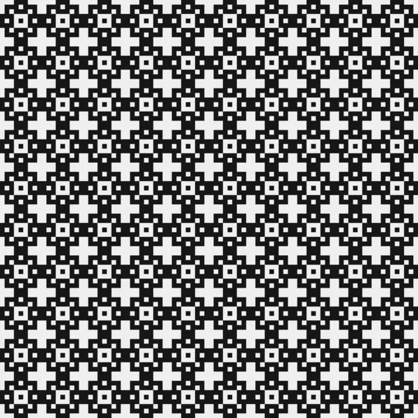 Ilustración Abstracta Del Vector Patrón Ornamental Blanco Negro — Archivo Imágenes Vectoriales