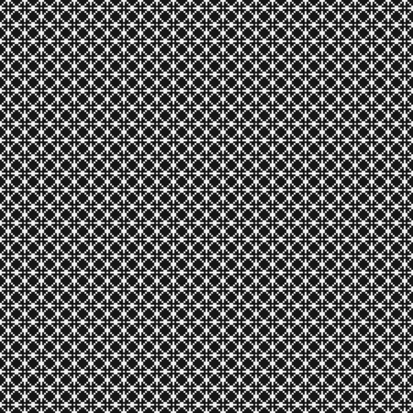 Illustration Vectorielle Abstraite Motif Ornemental Noir Blanc — Image vectorielle