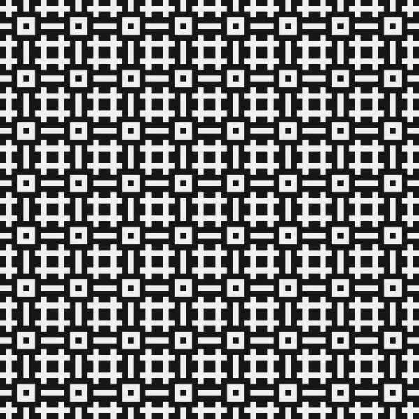 Ilustración Abstracta Del Vector Patrón Ornamental Blanco Negro — Archivo Imágenes Vectoriales