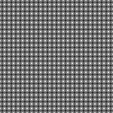 Soyut siyah ve beyaz süs desenli vektör çizimi