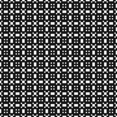 Noktalı siyah ve beyaz haç desenleri üretici sanat çizimleri