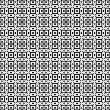 Soyut siyah ve beyaz süs desenli vektör çizimi