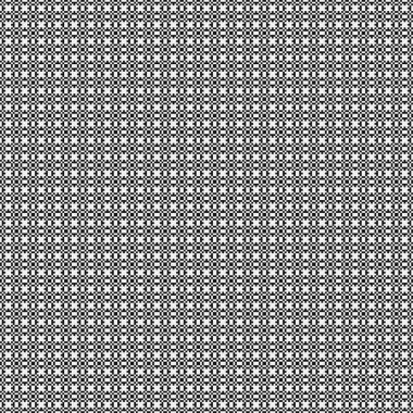 Soyut siyah ve beyaz süs desenli vektör çizimi