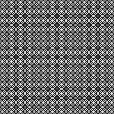 Noktalı siyah ve beyaz haç desenleri üretici sanat çizimleri