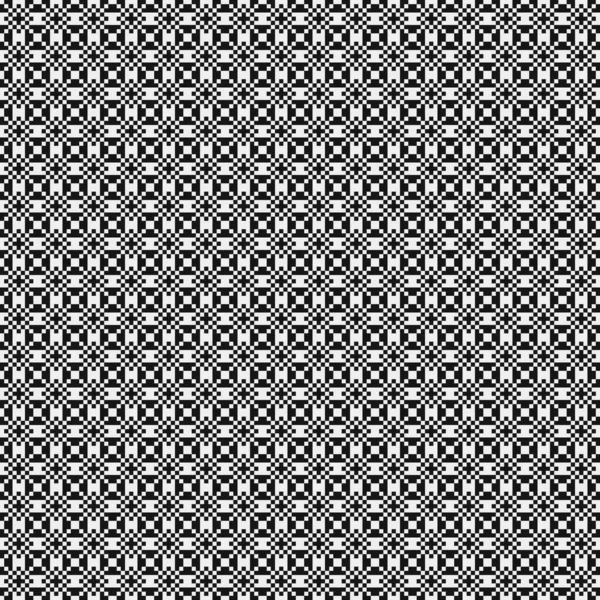 Abstrakte Schwarz Weiß Vektorzeichnung Ornamentaler Muster — Stockvektor