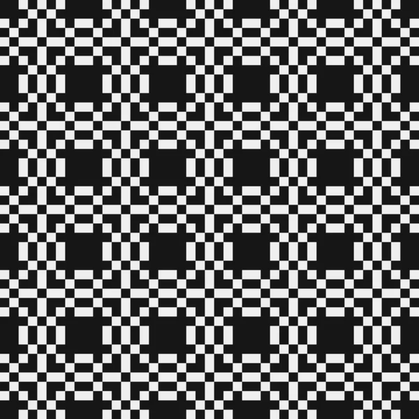 Ilustración Abstracta Del Vector Patrón Ornamental Blanco Negro — Vector de stock