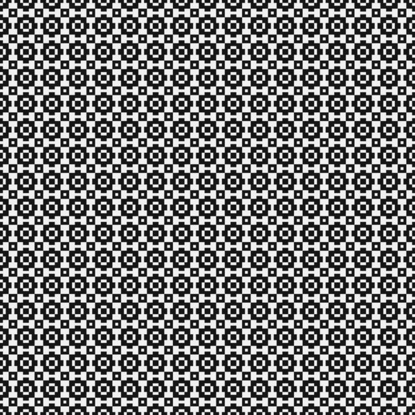 Abstract black and white ornamental pattern vector illustration