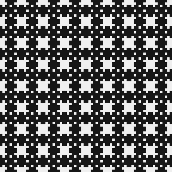 Ilustración Abstracta Del Vector Patrón Ornamental Blanco Negro — Vector de stock