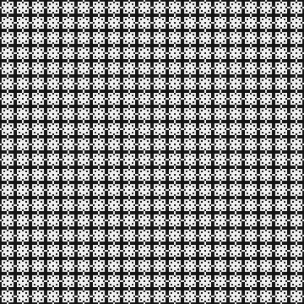 抽象黒と白の装飾パターンベクトル図 — ストックベクタ