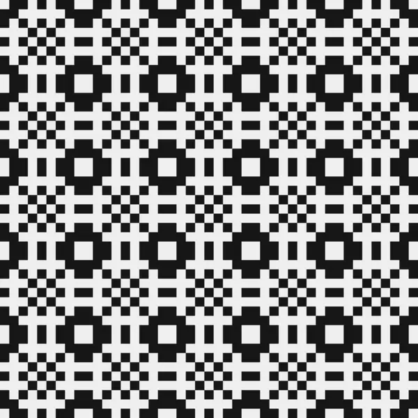 Ilustración Abstracta Del Vector Patrón Ornamental Blanco Negro — Archivo Imágenes Vectoriales