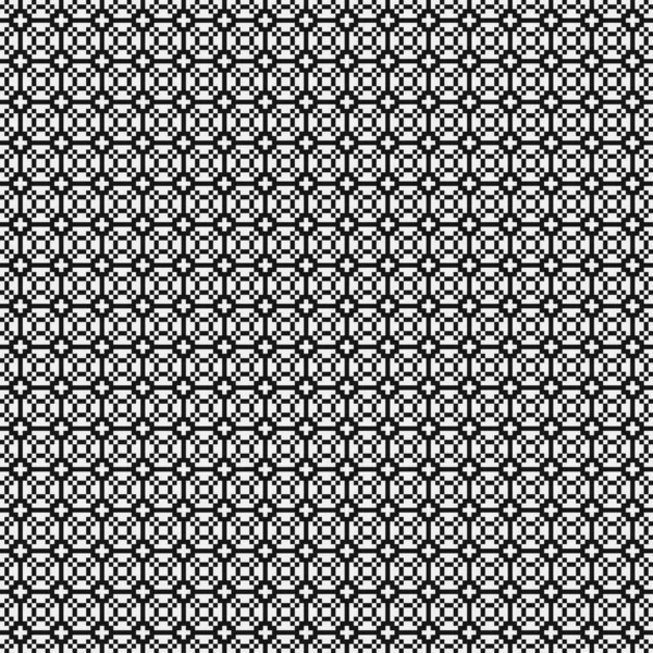 Abstract Black White Ornamental Pattern Vector Illustration — Stock Vector