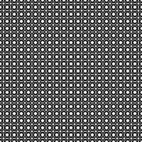 Ilustración Abstracta Del Vector Patrón Ornamental Blanco Negro — Vector de stock