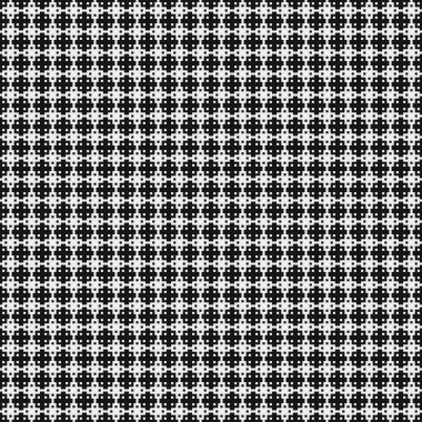 Soyut siyah ve beyaz süs desenli vektör çizimi