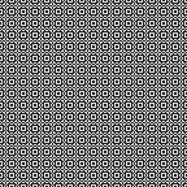 Soyut siyah ve beyaz süs desenli vektör çizimi