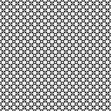 Soyut siyah ve beyaz süs desenli vektör çizimi