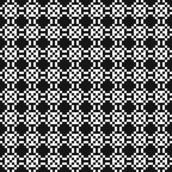 Ilustración Abstracta Del Vector Patrón Ornamental Blanco Negro — Vector de stock