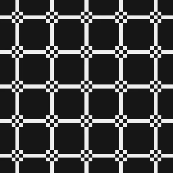 Ilustración Abstracta Del Vector Patrón Ornamental Blanco Negro — Archivo Imágenes Vectoriales