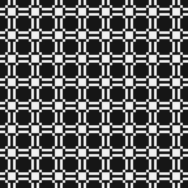 Abstraktní Černobílý Ornamentální Vzor Vektorové Ilustrace — Stockový vektor