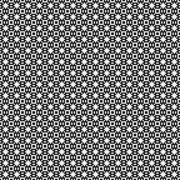 Ilustración Abstracta Del Vector Patrón Ornamental Blanco Negro — Archivo Imágenes Vectoriales