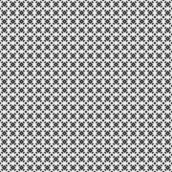 Soyut siyah ve beyaz süs desenli vektör çizimi